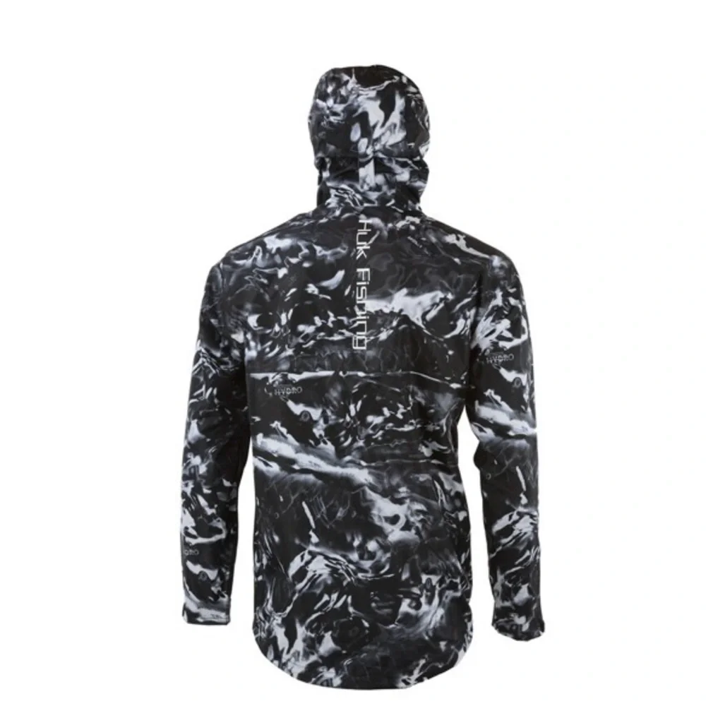 Huk Black and White Camo Raincoat (Mossy Oak Camo) - Picture 2 of 8